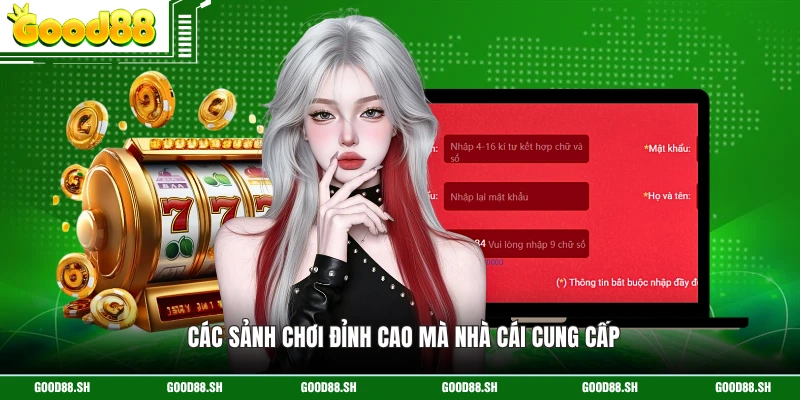 Các sảnh chơi đỉnh cao mà nhà cái cung cấp